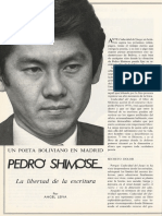 Un Poeta Boliviano en Madrid Pedro Shimose La Libertad de La Escritura 953342