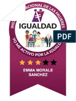 Insignia inducción EMMA MORALE SANCHEZ