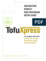 TofuXpress Vegan Booklet Manual