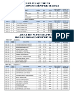 Horarios Docentes Ii-2022