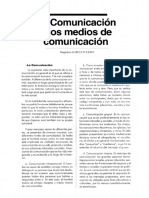 La Comunicacion y Los Medios de Comunicacion - Toledo