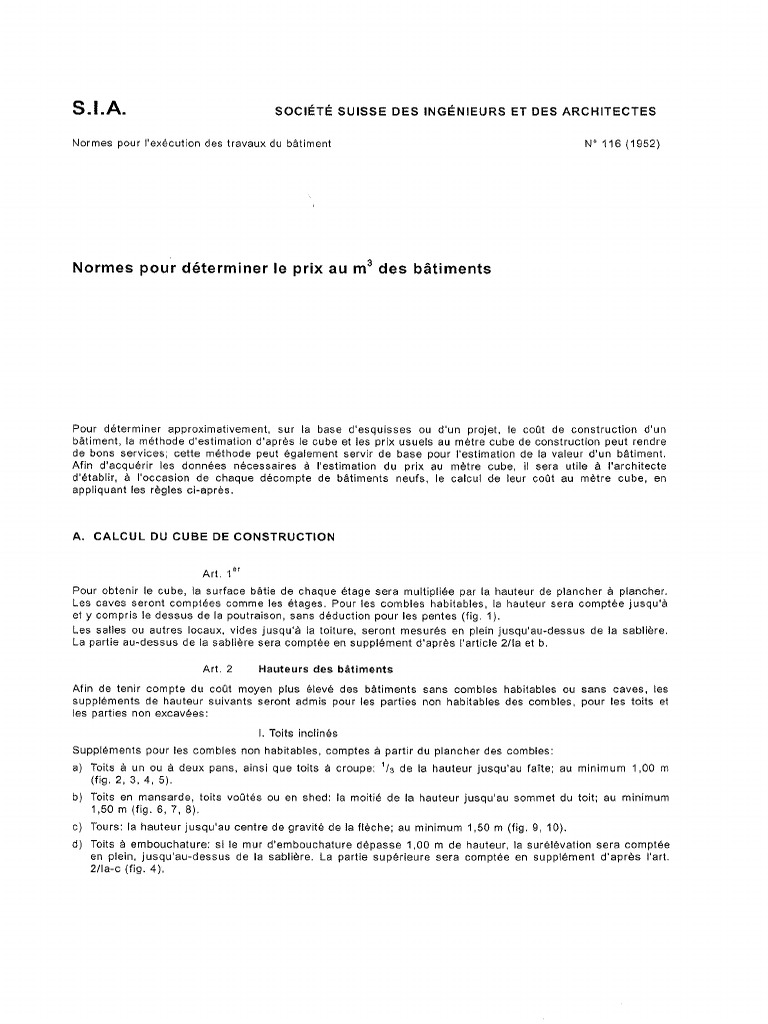 Sia 116 - 1952 | PDF