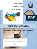 Métodos Topográficos Subterráneos