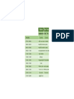 Horário Das Tarefas Semanais2