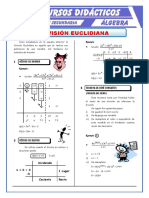 División Euclidiana para Tercero de Secundaria