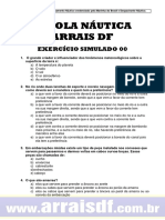 Treinamento náutico e exercícios simulados