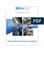 Delcam Post Processor Training