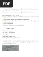 Topic 7 Roof Notes