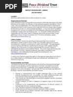Download Employment Opportunity - Market Researcher - Liberia by Peace Dividend Trust SN59871637 doc pdf