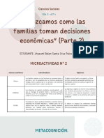 Las familias toman decisiones económicas (Parte 2