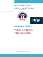 Chương Trình Ôn MOS