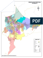Mapa de Barrios de Xochimilco