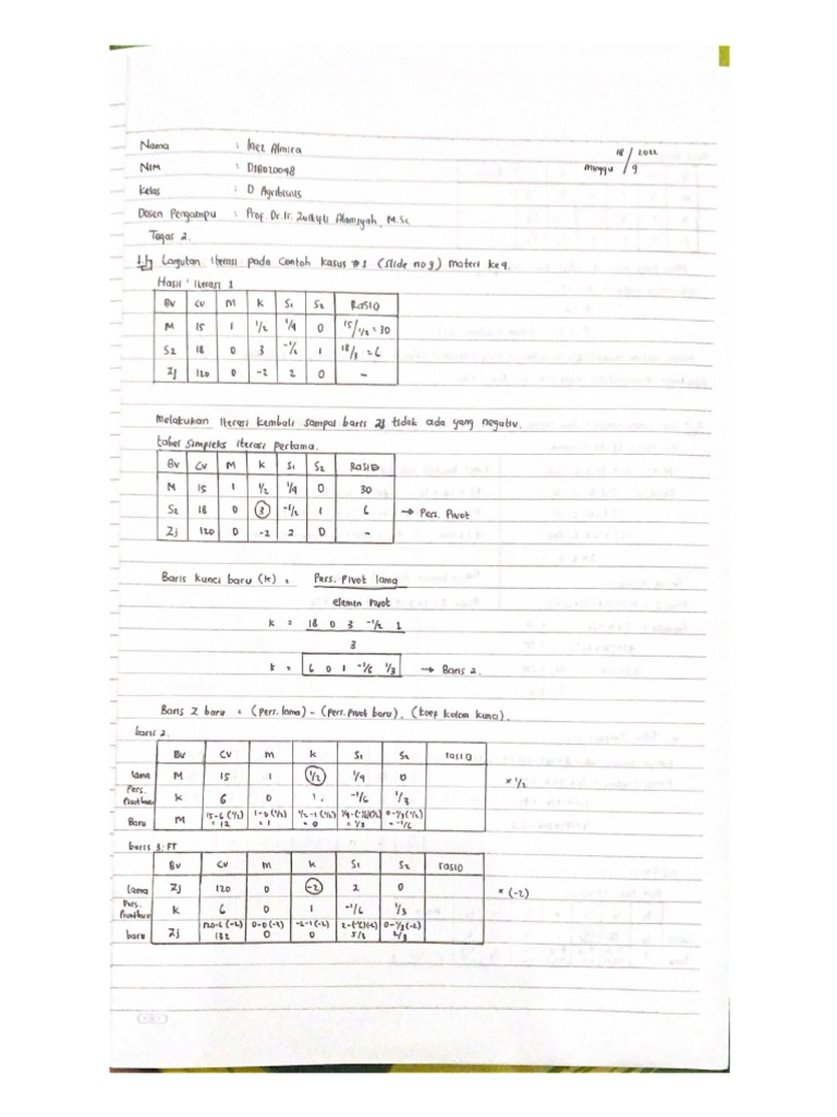 Tugas Riset Operasional Pdf