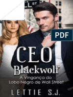 Lettie S.J. Ceo Blackwolf A Vingança Do Lobo Negro de Wall Street (Livro Único)
