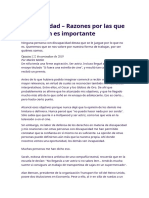 Articulo de Opinión - Inclusión Social