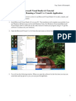 C++ Visual Studio 6.0 Tutorial
