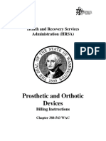 Prosthetic and Orthotic Devices Bi 01012007-05082010
