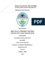 Monografia 2 - Big Data Negocios Actuales 2022