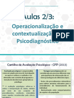 Operacionalização Psicod