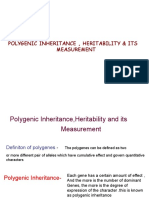 Polygenic Inheritance, Heritability & Its