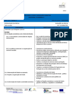 Matriz Do Teste 3 - Economia A 11.º C