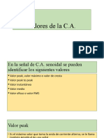 3 Valores de La CA