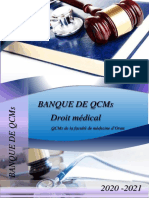 Banque de QCMs Droit Medical Version 01
