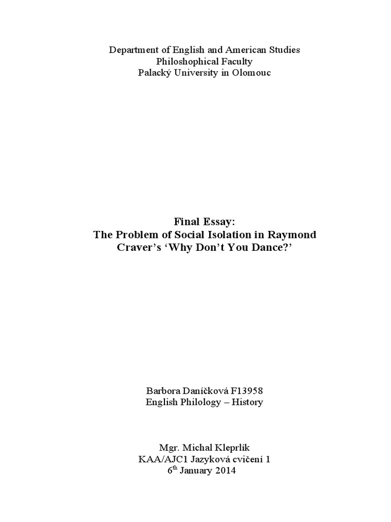 Essay why dont you dance download free pdf thought