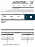 Número Da NFS-e Prefeitura Do Município de São Paulo Secretaria Municipal de Finanças Nota Fiscal de Serviços Eletrônica - Nfs-E