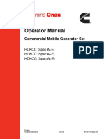 Commercial Mobile Generator Operator Manual