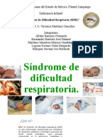 Síndrome de Dificultad Respetaría (SDR)