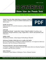 JURNAL - Aplikasi Maqashid As Syariah