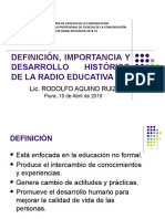 Definición, Importancia Y Desarrollo Histórico de La Radio Educativa