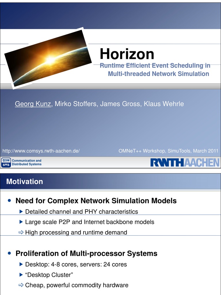Multi-threaded Network Simulation | PDF | Thread (Computing) | Parallel ...