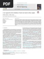 A New Approach To The Calculation of Bond Work Index For Finer Samples