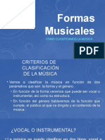 Clasificación de La Música