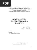 Download Gionalismo da Professione a Passione by Giulia Laura F SN59877059 doc pdf