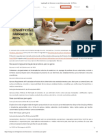 Legislação de Fármacos e Cosméticos para Pets - CSTQ JR