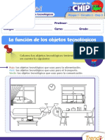 La Función de Los Objetos Tecnológicos: Fase 1