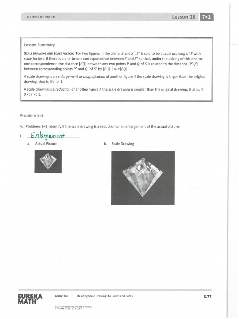Module 1 Lesson 16 Homework | PDF