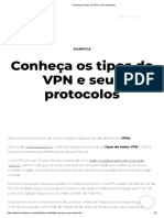 Conheça Os Tipos de VPN e Seus Protocolos