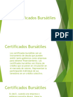 Certificados Bursàtiles