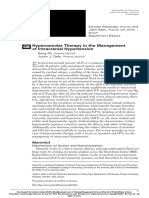 Hyperosmolar Therapy in The Management of Intracranial Hypertension