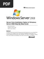 Download Server Core Installation Option of Windows Server 2008 Step-By-Step Guide by Awais Mirza SN5987760 doc pdf