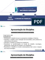 Téc - em Rec. Humanos Fundamento Do Trabalho 13 10 2021 A Origem Do Trabalho P1