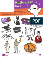 Scavenger Hunt Halloween House Game Family Games For Halloween - Ver - 2