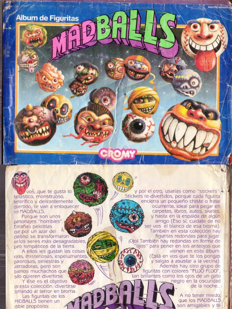MadBalls - Album de Figuritas Cromy (1989) | PDF