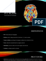 Pet Scans: Positron Emission Topography