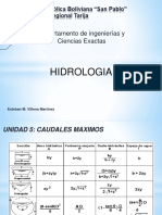 Presentacion Hidrologia Unidad V