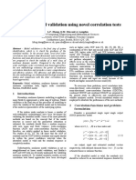 Nonlinear Model Validation Using Novel Correlation Tests